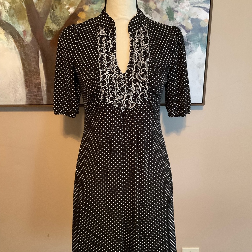 Heart Soul (size S) Black/white dots Dress
